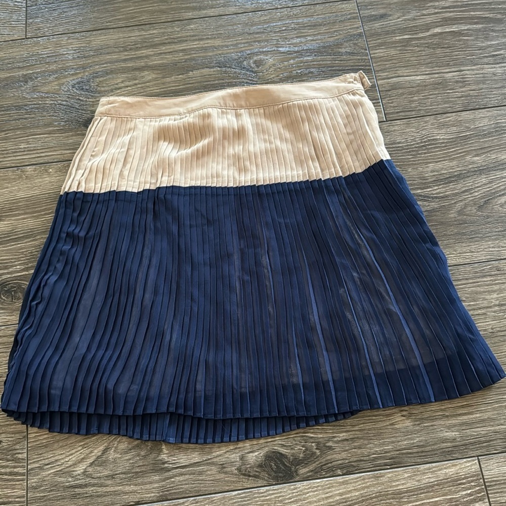 Pleated Mini Skirt